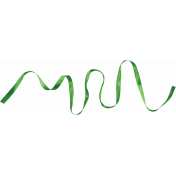 Strawberry Fields- Green Curly Ribbon