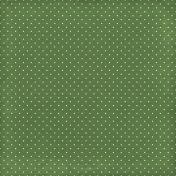 Strawberry Fields- Dark Green Dots Paper