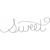Strawberry Fields- Word Art Doodle- Sweet
