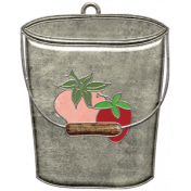 Strawberry Fields- Bucket Doodle Charm