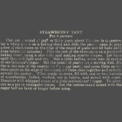 Strawberry Fields- Chalk Recipe Stamp 02