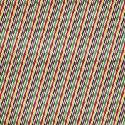 Christmas Day- Rainbow Stripes Paper