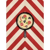 Deep Dish Pizza 3x4 Card