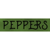 Peppers Word Strip