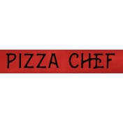 Pizza Chef Word Strip