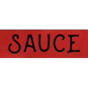 Sauce Word Strip