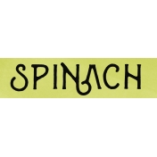 Spinach Word Strip