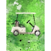 Golf Cart 3x4 Card