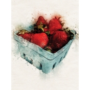 Strawberry Basket 3x4 Card