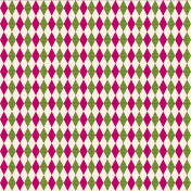 Spring Fresh Patterned Paper- Argyle