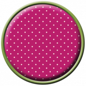 Spring Fresh Brad- Polka Dot- Magenta- Green Border