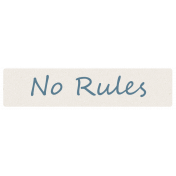 Hollister- No Rules Word Bit