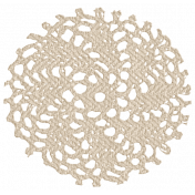 Classic Christmas- White Doily