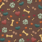 Shelter Pet Dog Pattern Paper