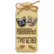 Shelter Pet PURRRRfect "TWO"gether Tag