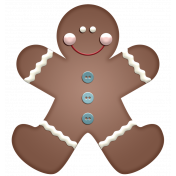 Home For The Holidays- Gingerbread Man Element