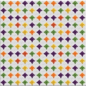 Halloween Argyle Glitter Paper 3