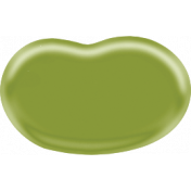 Easter- Green Jellybean Element