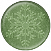 Holiday Treasures- Mini Kit- Snowflake Button Green