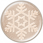 Holiday Treasures- Mini Kit- Snowflake Button Pink