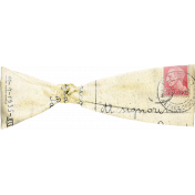 Vintage Envelope Ribbon Wrap #01