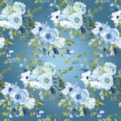 Blue Bouquets Background