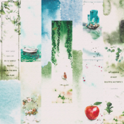 Bleached Garden Bookmarks Background