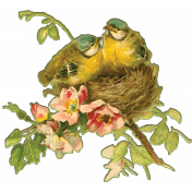 Victorian Ephemera- Happy Birdies2