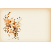 Autumn Floral Card 2