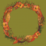 Autumn Wreath Card 1