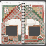 December 2022 Blog Train Printable D L notebook spread 1 of 4