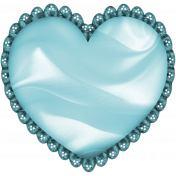 Turquoise Summer Heart