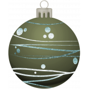 Retro Holly Jolly Ornament #9