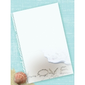 Just Beachy- journal/pocket card #4