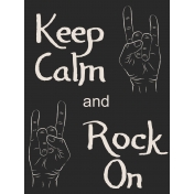 Rock On- journal/pocket card 1