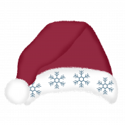 Santa hat red