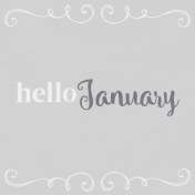 In the Pocket Hello Card- January