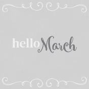 In the Pocket Hello Card- March