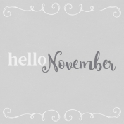 In the Pocket Hello Card- November