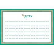 In The Pocket Journal Card [Writable Card] The Story- 4x6