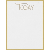 In The Pocket Journal Card [Writable Card] Today- 3x4