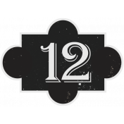 In the Pocket Number Tag- 12