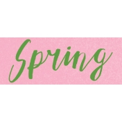 Spring Day- May Flowers Spring Word Art