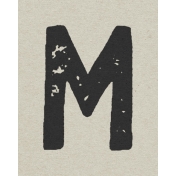 Family Day Letter M Tag