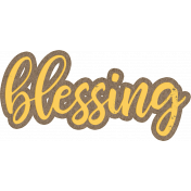 Family Day Blessing Word Art