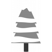 Winter Day Template- Tree With Snow