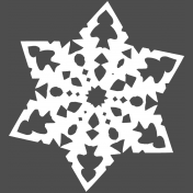 Winter Day Template- Snowflake 03