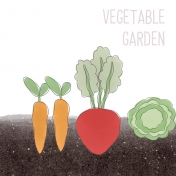 Garden Tales Journal Cards- Vegetable Garden 4x4