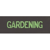 Garden Tales Gardening Word Art Snippet