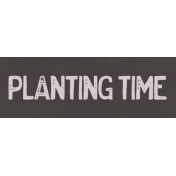 Garden Tales Planting Time Word Art Snippet
